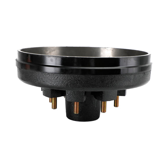 Pre-Greased Trailer Hub & Drum Assembly for 5.2K-7K Axles - 12'' 8 on 6.5 Heavy-Duty & Ready to Install