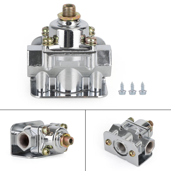 Holley 12-803 2 Port 4 1/2 to 9 PSI Carburetor Fuel Pressure Regulator 12-803