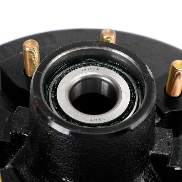 Pre-Greased Trailer Hub & Drum Assembly for 5.2K-7K Axles - 12'' 8 on 6.5 Heavy-Duty & Ready to Install