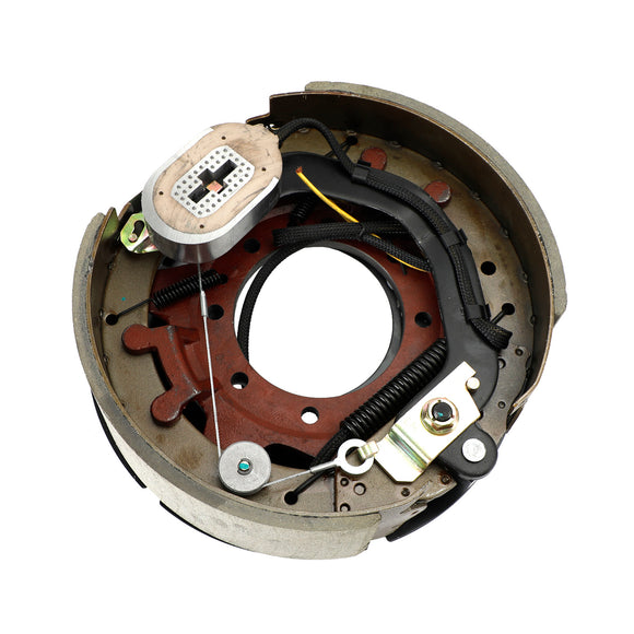 Self-Adjusting 12-1/4" Electric Trailer Brake Kit with Shields - Left/Right Hand for 10K Capacity