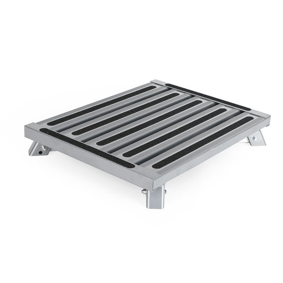 Portable RV Folding Aluminum Platform Step Stool Trailer Camper Working Ladder