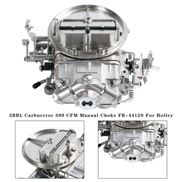 Holley 2BBL FR-4412S Carburetor 500 CFM Manual Choke