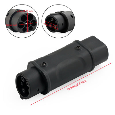 SAE Typ 2 auf Typ 1 EV Ladekabel Autoladegerät Adapter IEC 62196 2 auf J1772 Neujahrsverkauf - 0
