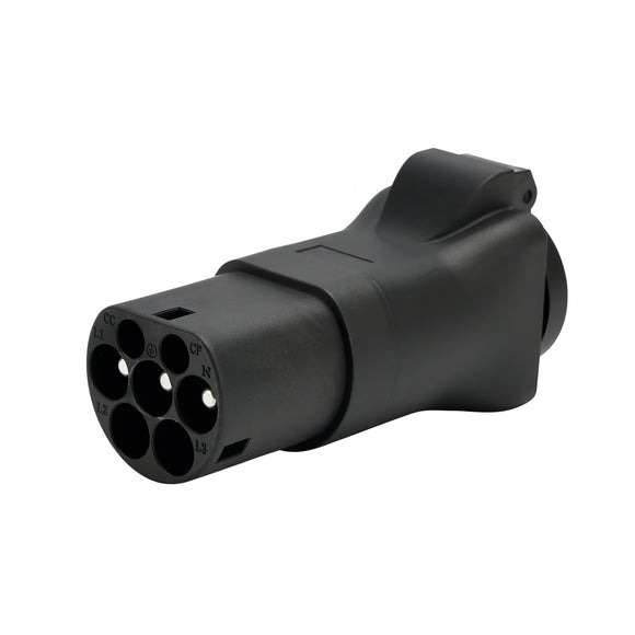 V2L Type 2 to Euro Plug Discharge EV Charger Adapter 16A EVSE IEC 62196 Plug