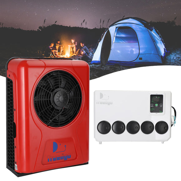 12V 12000 BTU Energy Efficient Split AC Air Conditioner for RV Truck Cab Semi Trucks Buses Caravans