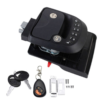 Door Lock Compact Keyless Entry Keypad ship Trailer w/ Remote Lock Accessories