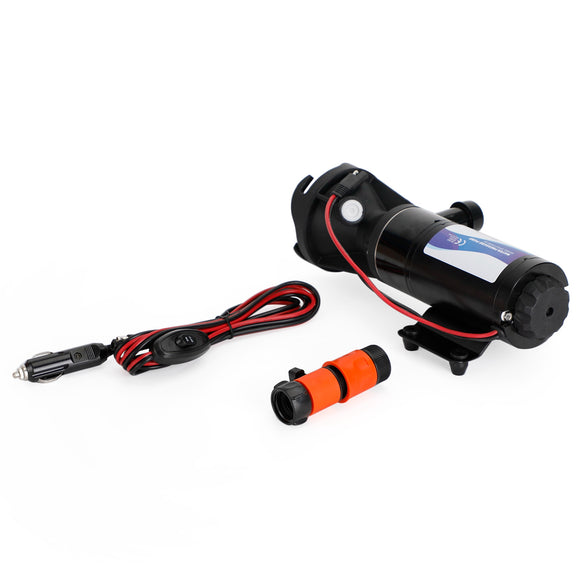 Portable 12V RV Macerator Pump for Waste Water Processing - Sewage Chopper Pump