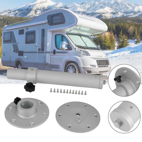 Aluminum RV Table Leg Pedestal for Marine, Boat, Caravan & Motorhome Furniture