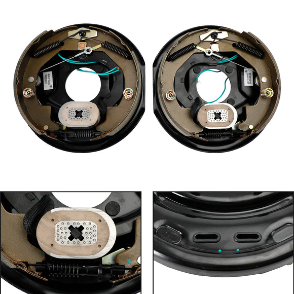 10" Electric Trailer Brake Kit-Self Adjusting-Left/Right Hand Assemblies-3500lbs