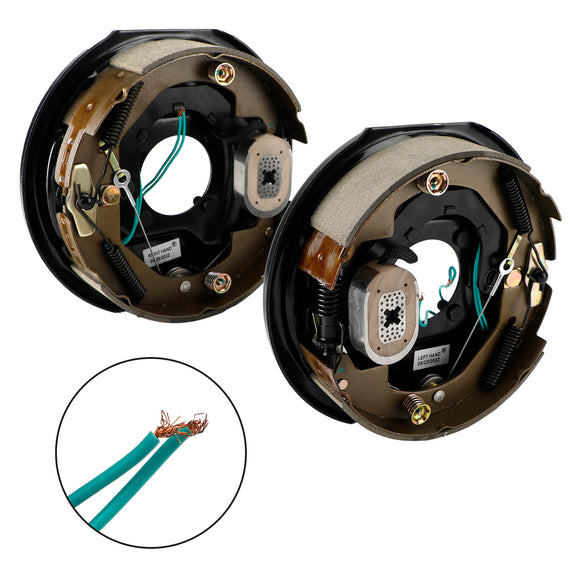 10" Electric Trailer Brake Kit-Self Adjusting-Left/Right Hand Assemblies-3500lbs