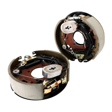 Electric Trailer Brake Kit 12-1/4"-Left/Right Hand-8K W/Shields-Self-Adjusting