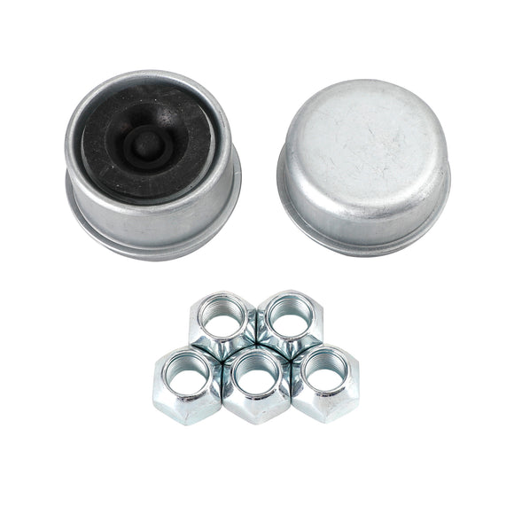 3.5K Axles -10"-5 on 4-1/2-Pre-Greased Grease Trailer Hub and Drum Assembly