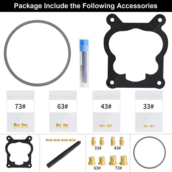 Chevrolet Chevy small block Gen 5.7L/350 Quadrajet Carburetor 750 CFM 7026202 7027213