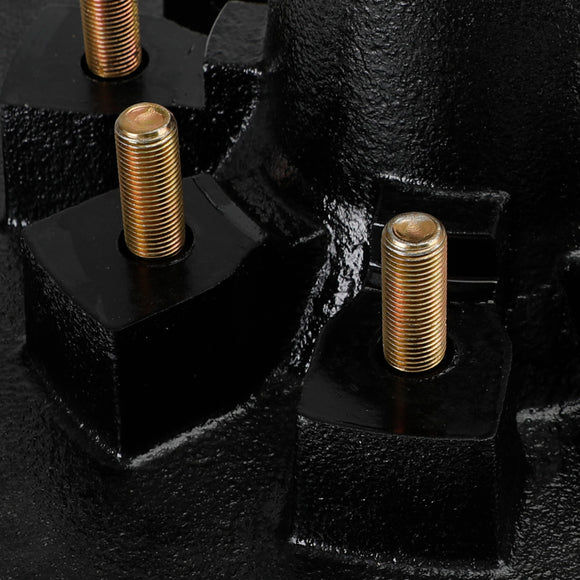 Pre-Greased Trailer Hub & Drum Assembly for 5.2K-7K Axles - 12'' 8 on 6.5 Heavy-Duty & Ready to Install