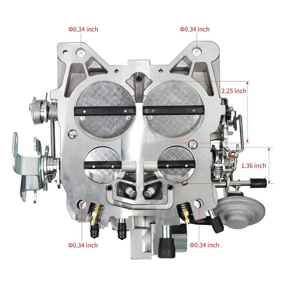 Chevrolet Chevy small block Gen 5.7L/350 Quadrajet Carburetor 750 CFM 7026202 7027213