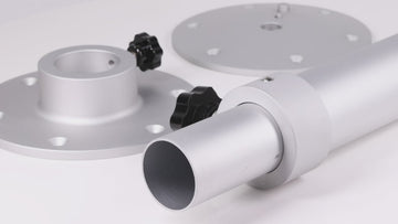 Versatile Aluminum Pedestal Leg for RV Boat and Caravan Tables providing Sturdy Furniture Leg for Enhanced Stability - 0