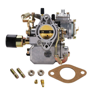 1969-1972 Volkswagen Transporter Dual Port 1600cc 12V 34 Pict-3 Carburetor 113129031K 8-1289-B