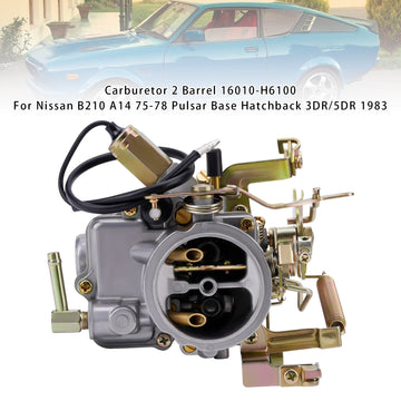Carburetor 2 Barrel 16010-H6100 For Nissan B210 A14 75-78 Pulsar Base Hatchback - 0