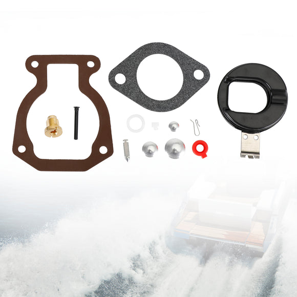Carburetor Carb Rebuild Kit fit for Johnson Evinrude 9.9 HP 15 HP 1974-88 398453