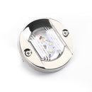 2PCS LED Marine Boat Yacht Transom Chrome Anchor Stern Light Round 2835-SMD 12V-3
