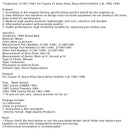 Carburetor 21100-71081 For Toyota 3Y Hiace Hilux Dyna Delta Forklifts 2.0L 82-90-3