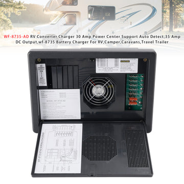 WF-8735-AD RV Converter Charger 30 Amp Power Center Support Auto Detect RV