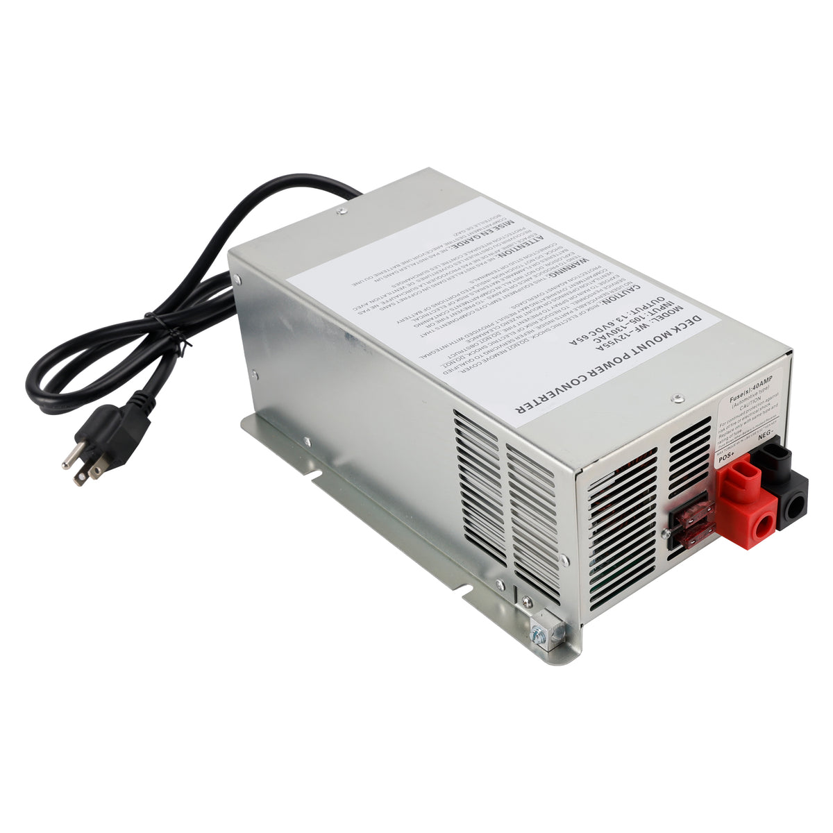 65 Amp WF-9865 Power Converter Charger RV Trailer Camper WF-9865-AD-CB ...