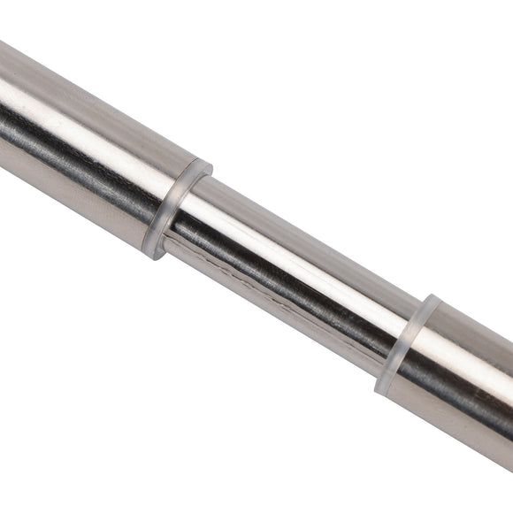 2x RV Shower Corner Storage Bar Adjustable Stainless Steel Rod 11.8-23.6 inches