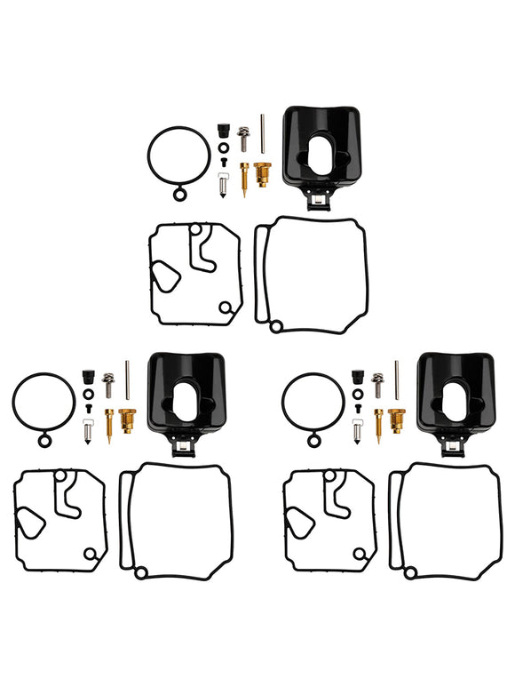 1989-2009 Yamaha 2-Takt Außenbordmotoren 40 PS 3X Vergaser Reparatursatz 6H4-W0093-02 6H4-W0093-03 Generisch
