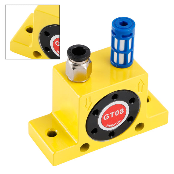 Pneumatic Turbine Vibrators GT08 1/8Inch Silent Golden Industrial Vibrator
