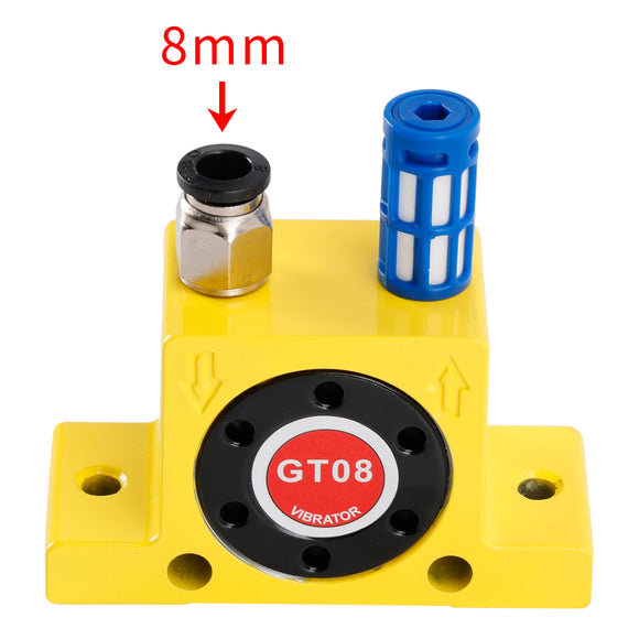 Pneumatic Turbine Vibrators GT08 1/8Inch Silent Golden Industrial Vibrator