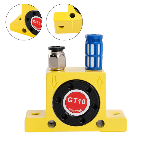 Pneumatic Turbine Vibrators GT10 1/8Inch Silent Golden Industrial Vibrator
