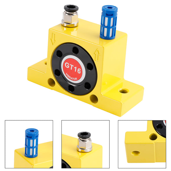 Pneumatic Turbine Vibrators GT16 1/4Inch Silent Golden Industrial Vibrator