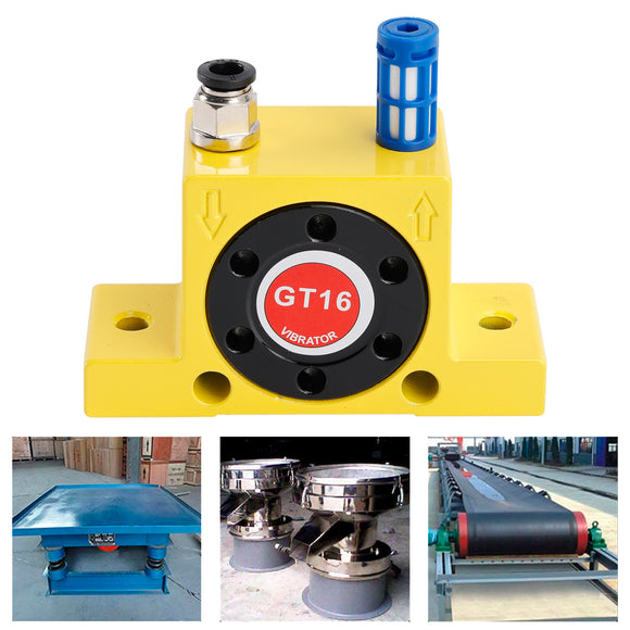 Pneumatic Turbine Vibrators GT16 1/4Inch Silent Golden Industrial Vibrator