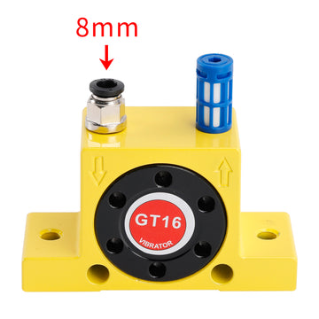 Pneumatic Turbine Vibrators GT16 1/4 Inch Silent Golden Industrial Vibrator - 0