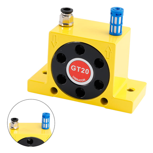 Pneumatic Turbine Vibrators GT20 1/4Inch Silent Golden Industrial Vibrator