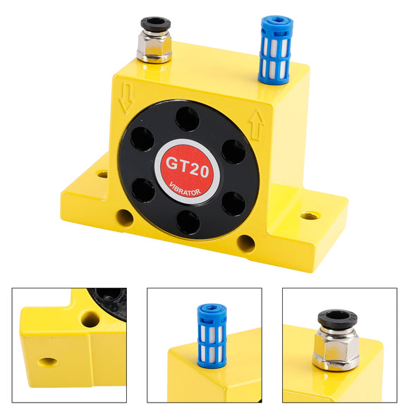 Pneumatic Turbine Vibrators GT20 1/4Inch Silent Golden Industrial Vibrator