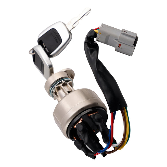 21Q4-00090 Ignition Starter Switch With 2 Keys For Hyundai Excavator R150 R220
