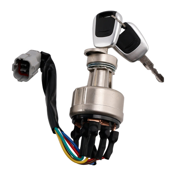 21Q4-00090 Ignition Starter Switch With 2 Keys For Hyundai Excavator R150 R220