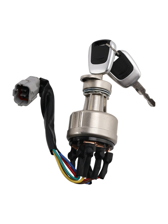 21Q4-00090 Ignition Starter Switch With 2 Keys For Hyundai Excavator R150 R220