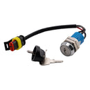 Ignition Starter Switch 1220-520002-AC For Big Joe Electric Forklift E30 EZ30-13