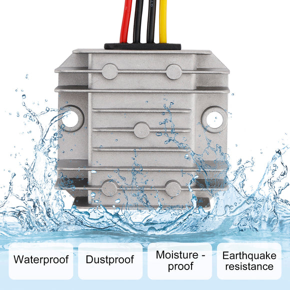 Waterproof DC/DC Converter Regulator 12V/24V Step Up to 48V 1A 48W