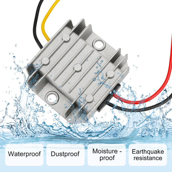 WaterProof DC/DC 24V to 12V 5A 60W Step Down Power Converter Regulator