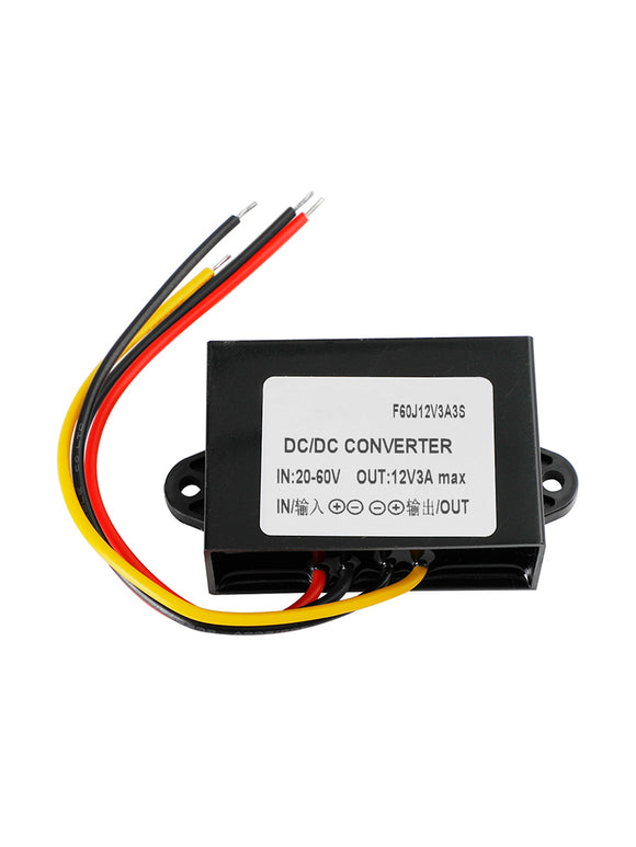 Step Down DC/DC Buck Converter 20-60V to 12V 3A Regulator Power Module