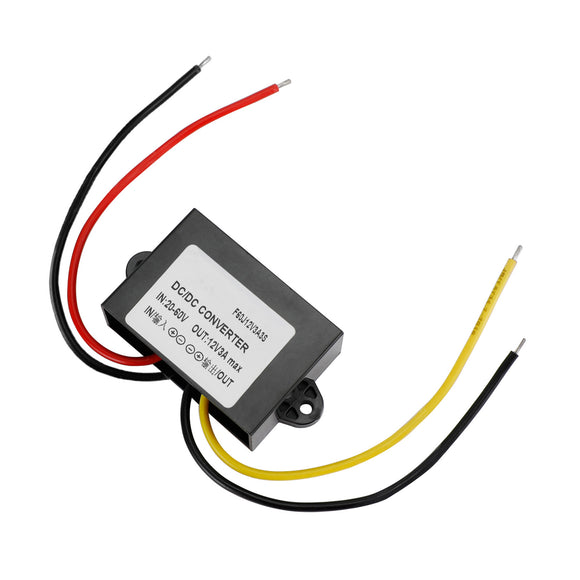 Step Down DC/DC Buck Converter 20-60V to 12V 3A Regulator Power Module