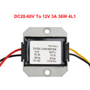 WaterProof DC20-60V To DC12V 3A 36W Step Down Power Converter Regulator-9