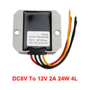 DC/DC Converter Regulator 6V Step Up to 12V 2A 24W Waterproof-9