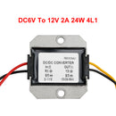 Waterproof DC/DC Converter Regulator 6V Step Up to 12V 2A 24W-9