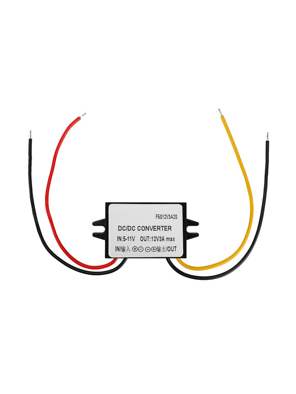 Waterproof DC-DC Boost Step-Up Converter 6V To 12V 3A Car Power Supply Module