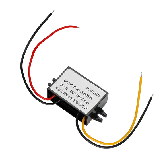 Waterproof DC/DC Converter Regulator 12V Step Up to 48V 1A 48W